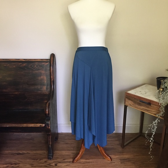 Suzanne Dresses & Skirts - Suzanne Blue Asymmetrical Skirt